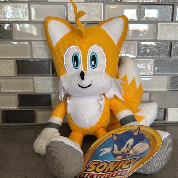 SEGA Sonic The Hedgehog MILES “TAILS” PROWER Plush / Limited Edition / 9” / NEW - Picture 1 of 15